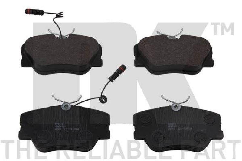 NK 223318 Bremsbelagsatz, Scheibenbremse f&uuml;r MERCEDES-BENZ