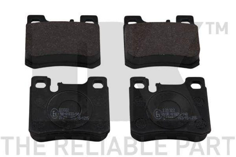 NK 223322 Bremsbelagsatz, Scheibenbremse f&uuml;r MERCEDES-BENZ