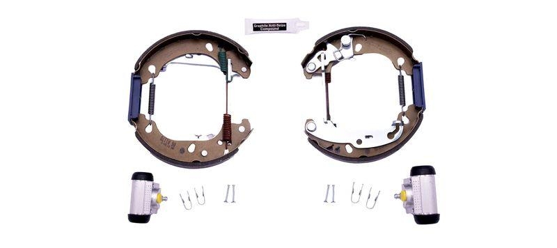 HELLA 8DB 355 004-811 Bremsbackensatz f&uuml;r FORD