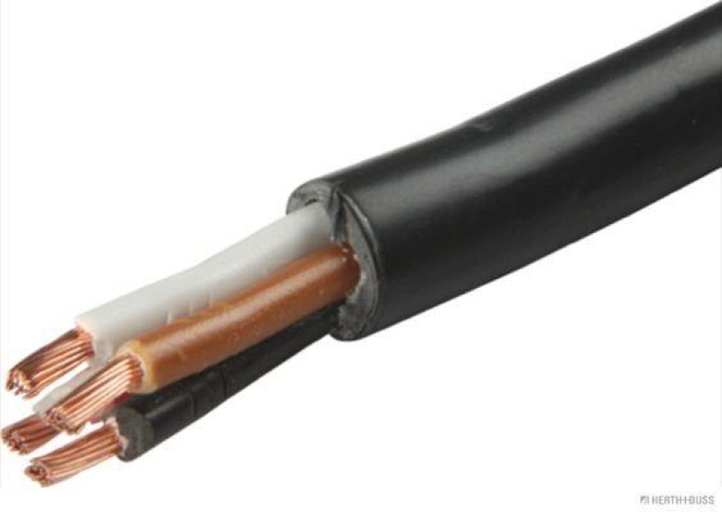 HERTH+BUSS 51275648000 Elektroleitung (H)05VV-F 4 x 1,5 mm&sup2;, PVC