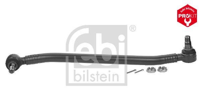 FEBI BILSTEIN 15240 Lenkstange mit Kronenmuttern und Splinten f&uuml;r Iveco