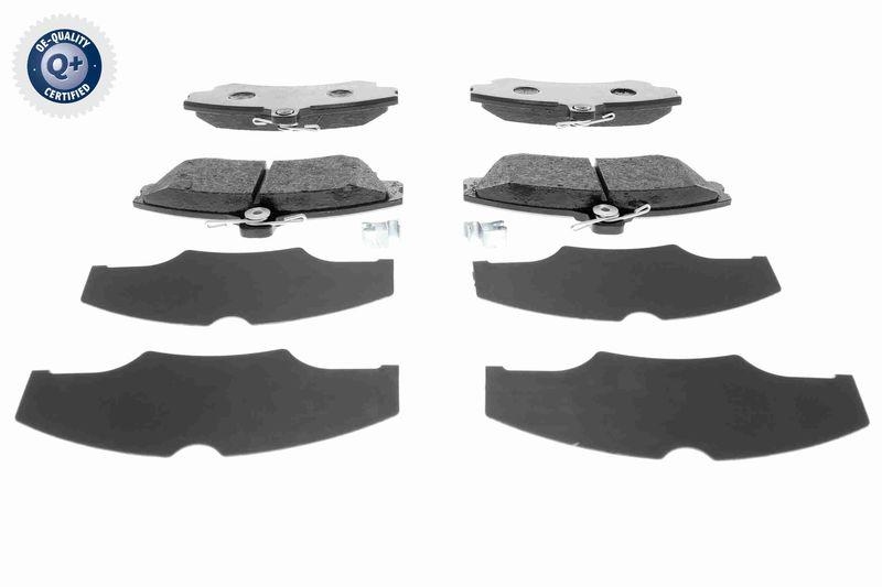 ACKOJA A37-0024 Bremsbelagsatz, Scheibenbremse Vorderachse - Lucas, mit Akustischer Ver f&uuml;r MITSUBISHI