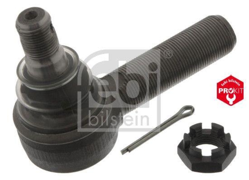 FEBI BILSTEIN 03132 Spur- / Lenkstangenendst&uuml;ck mit Kronenmutter und Splint f&uuml;r Volvo