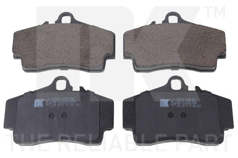 NK 225615 Bremsbelagsatz, Scheibenbremse f&uuml;r PORSCHE