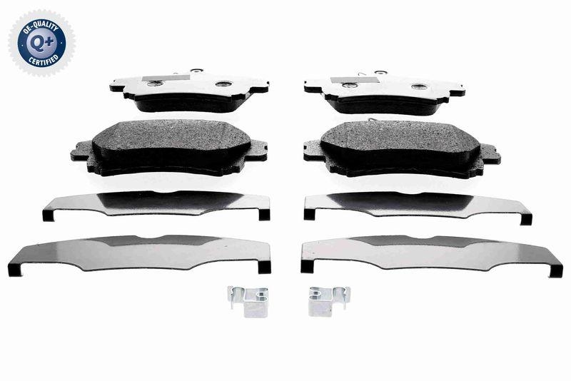 ACKOJA A37-0025 Bremsbelagsatz, Scheibenbremse Vorderachse - Lucas, mit Akustischer Ver f&uuml;r MITSUBISHI