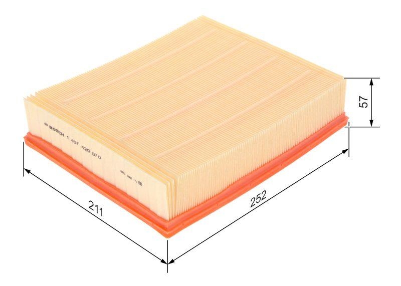 BOSCH 1 457 429 870 Luftfilter