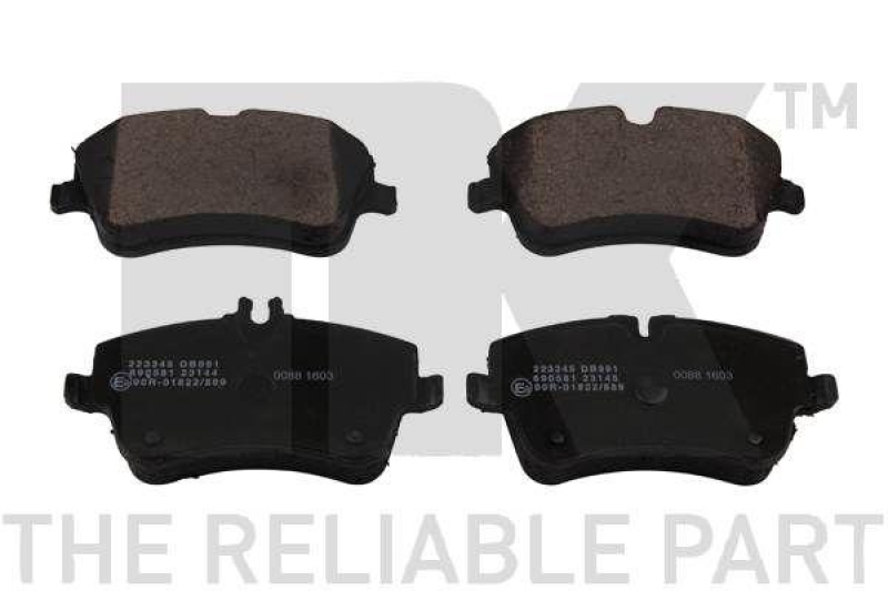 NK 223345 Bremsbelagsatz, Scheibenbremse f&uuml;r MERCEDES-BENZ