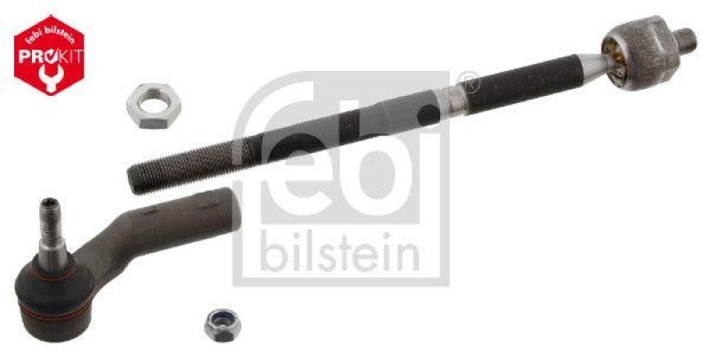 FEBI BILSTEIN 37729 Spurstange mit Endst&uuml;ck, Mutter und Sicherungsmutter f&uuml;r Ford