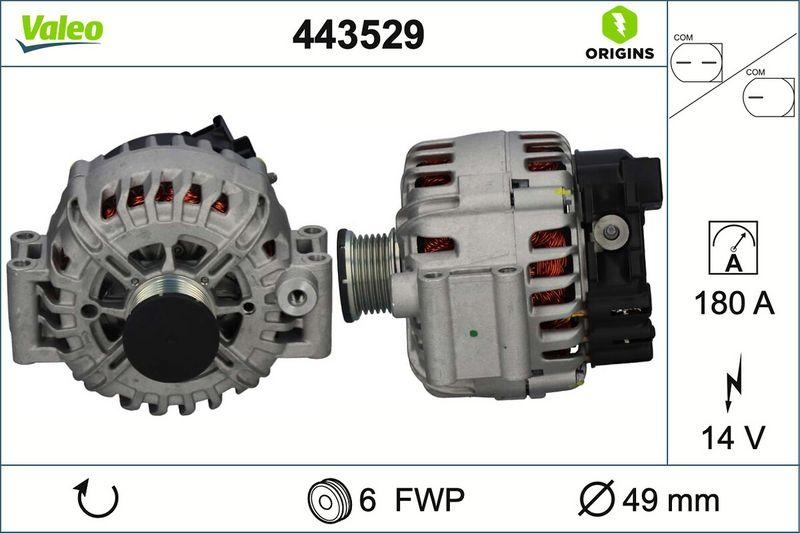 VALEO 443529 Generator Neu - ORIGINS