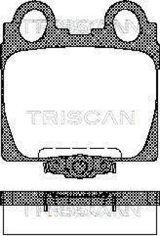 TRISCAN 8110 13042 Bremsbelag Hinten f&uuml;r Lexus