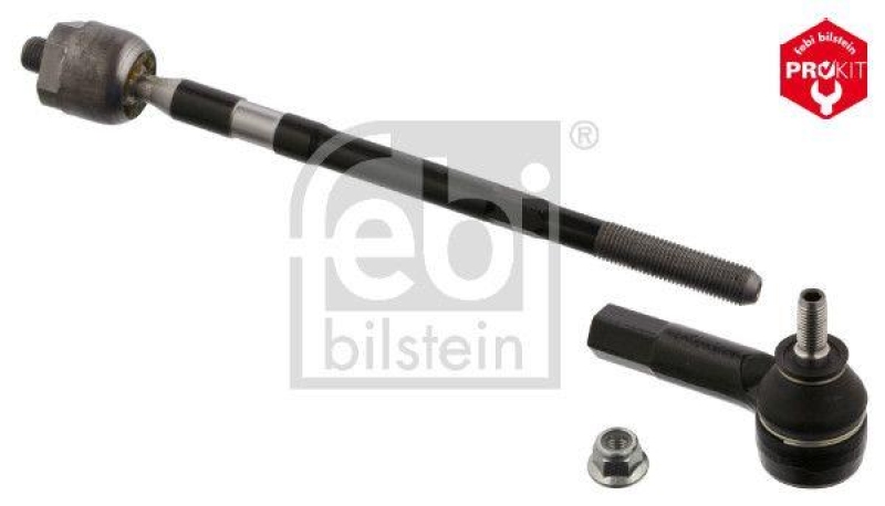 FEBI BILSTEIN 37716 Spurstange mit Endst&uuml;ck und Sicherungsmutter f&uuml;r Ford