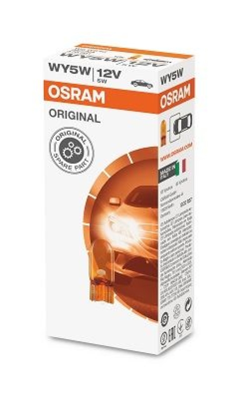 OSRAM 2827NA Glühlampe W2 1X9.5D 12V 5W