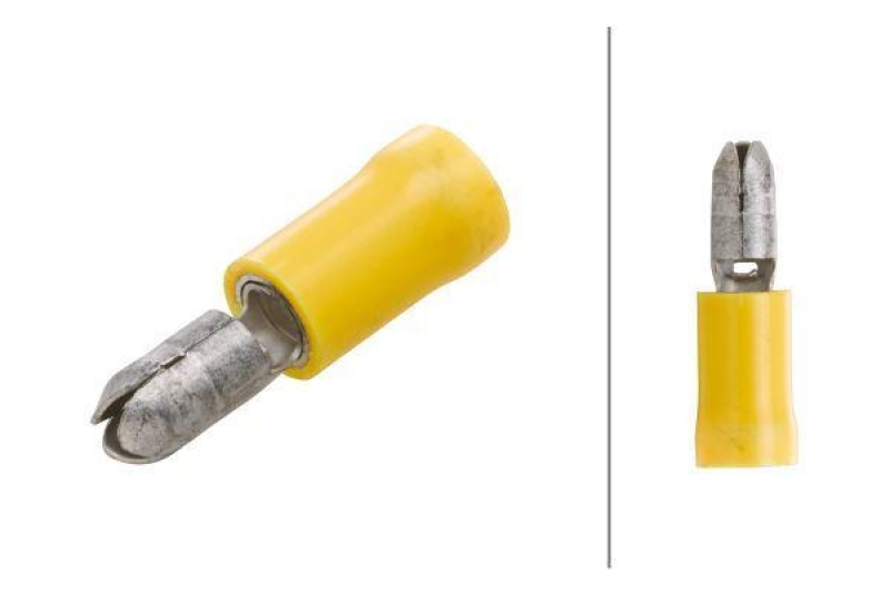 HELLA 8KW 744 733-003 Leitungsverbinder A 143 -> 6 mm&sup2;, gelb, &Oslash; 5 mm