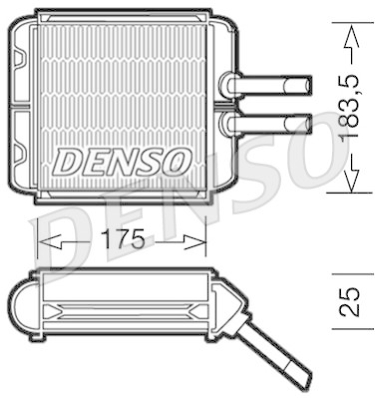 DENSO DRR08001 Wärmetauscher