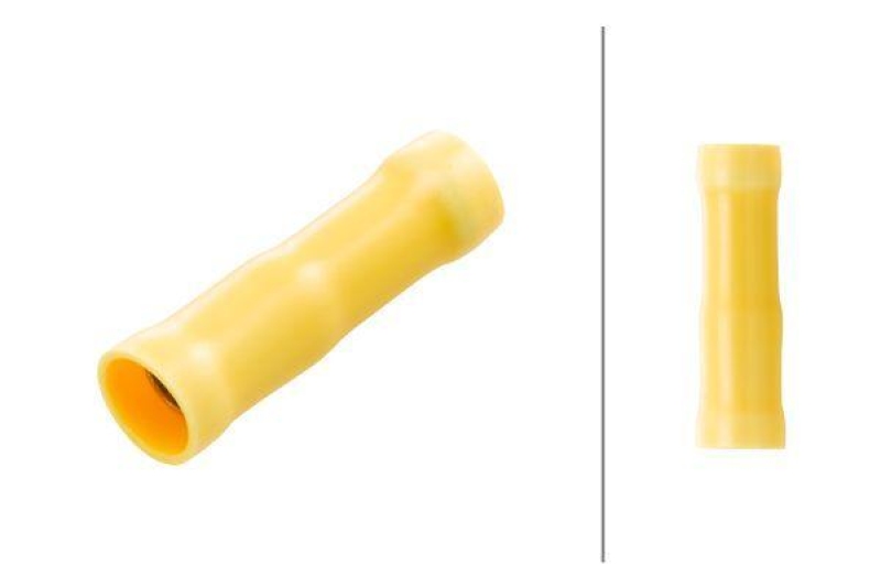 HELLA 8KW 744 734-003 Leitungsverbinder A 144 -> 6 mm&sup2;, gelb, &Oslash; 5 mm