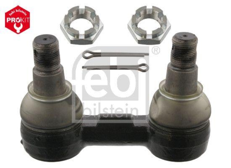 FEBI BILSTEIN 35062 Verbindungsstange mit Kronenmuttern und Splinten für Scania
