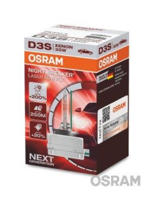 OSRAM 66340XNL Glühbirne D3S XENARC® NIGHT BREAKER® LASER 35W