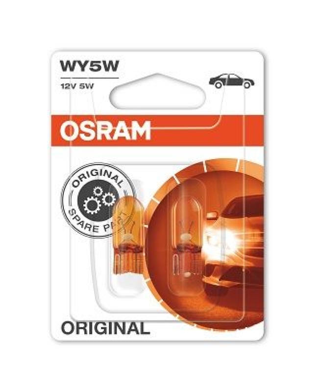 OSRAM 2827NA-02B Glühlampe WY5W 12V Doppelblister