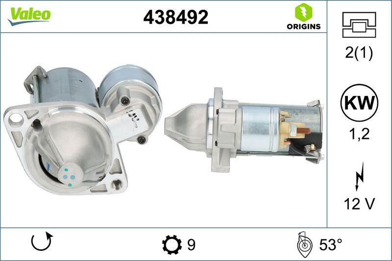 VALEO 438492 Starter Neu - ORIGINS
