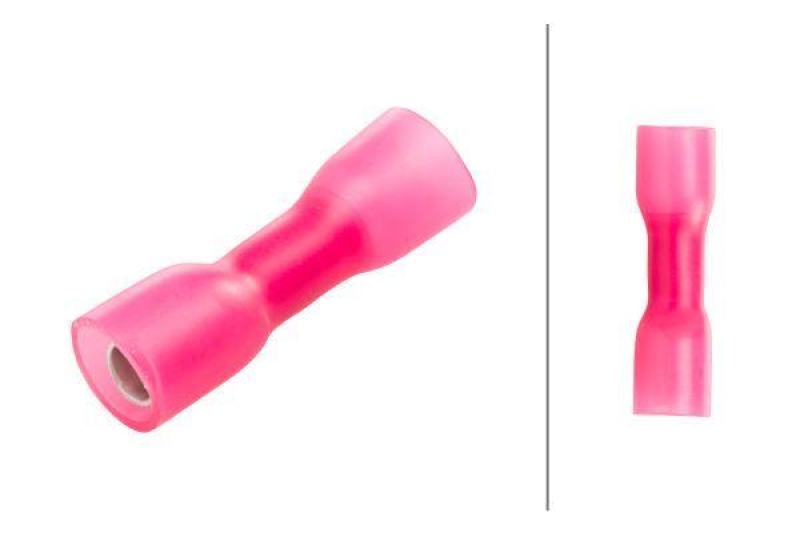 HELLA 8KW 744 767-003 Leitungsverbinder A 167 rot, Rundsteckh&uuml;lse