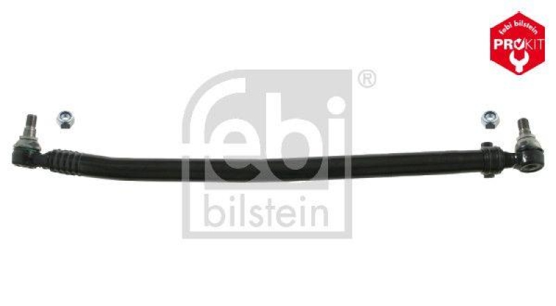 FEBI BILSTEIN 23704 Lenkstange mit Sicherungsmuttern, vom Lenkgetriebe zur 1. Vorderachse f&uuml;r M A N