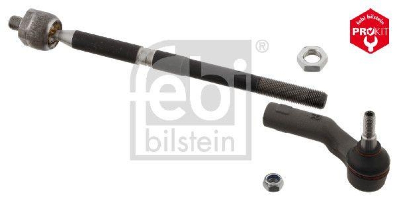 FEBI BILSTEIN 37730 Spurstange mit Endst&uuml;ck, Mutter und Sicherungsmutter f&uuml;r Ford