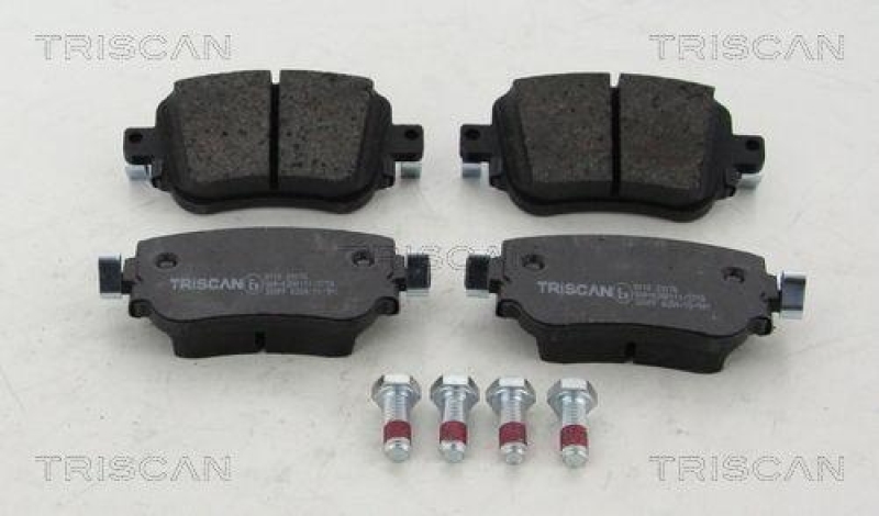 TRISCAN 8110 29176 Bremsbelag Hinten f&uuml;r Skoda Octavia
