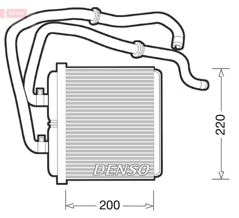 DENSO DRR12003 Wärmetauscher IVECO DAILY III (99-)