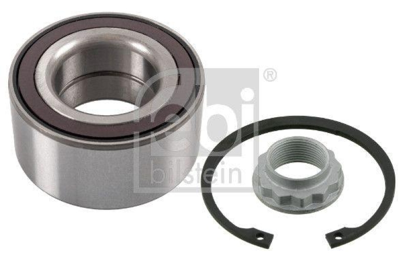 FEBI BILSTEIN 26314 Radlagersatz mit ABS-Impulsring, Achsmutter und Sicherungsring f&uuml;r BMW