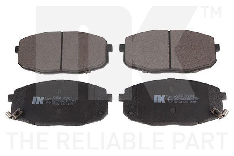 NK 223506 Bremsbelagsatz, Scheibenbremse f&uuml;r HYUNDAI, KIA
