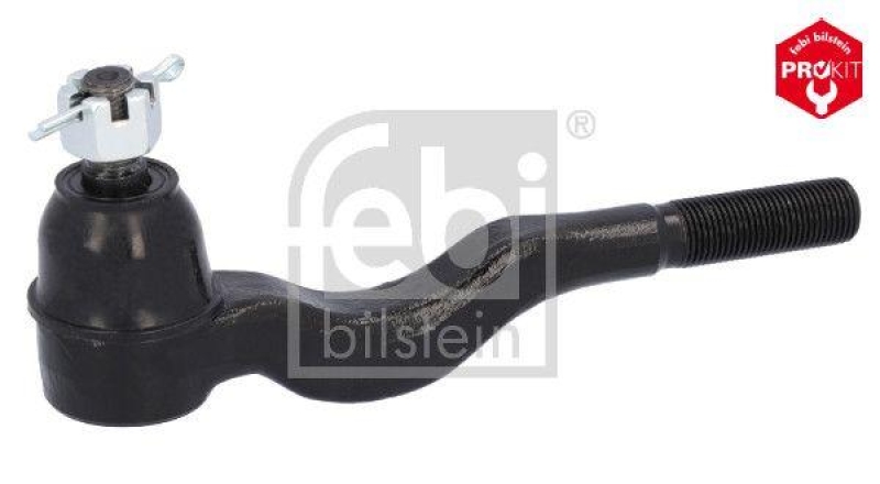 FEBI BILSTEIN 15273 Spurstangenendst&uuml;ck mit Kronenmutter, Splint und Schmiernippel f&uuml;r MITSUBISHI