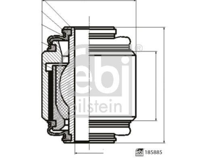FEBI BILSTEIN 185885 Querlenkerlager f&uuml;r SUBARU