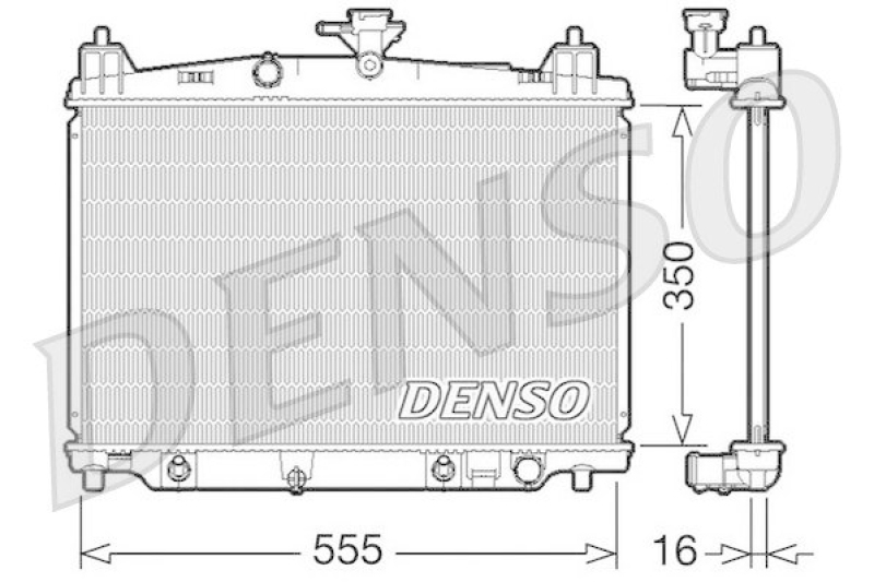 DENSO DRM44018 K&uuml;hler MAZDA 2 (DE) 1.3 (2007 - )