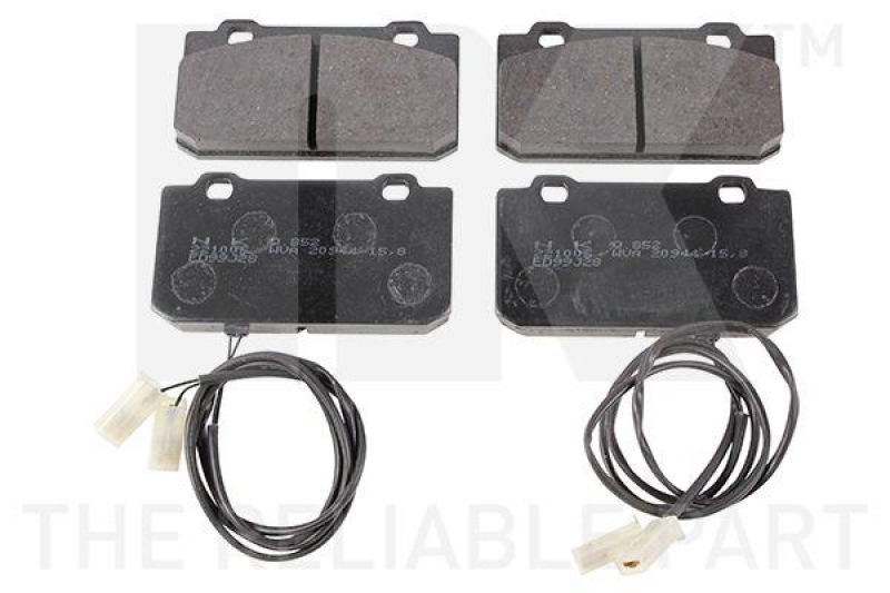 NK 221005 Bremsbelagsatz, Scheibenbremse f&uuml;r ALFA ROMEO