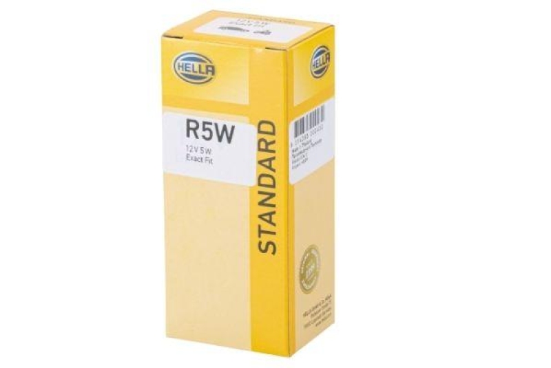 HELLA 8GA 002 071-371 Gl&uuml;hleuchte 12V R5W BA15d
