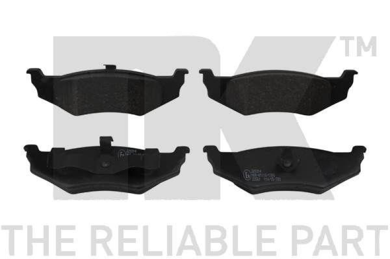 NK 229314 Bremsbelagsatz, Scheibenbremse f&uuml;r CHRYSLER, DODGE, PLYMOUTH