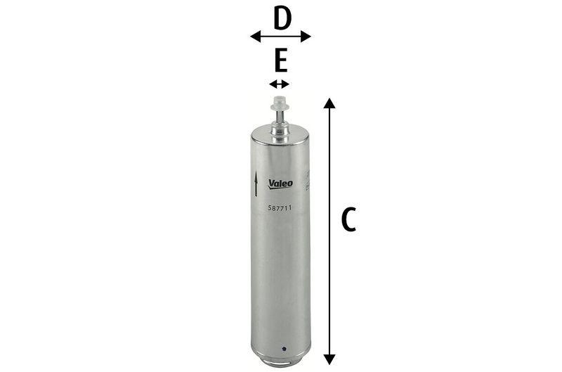 VALEO 587711 Kraftstofffilter, Diesel