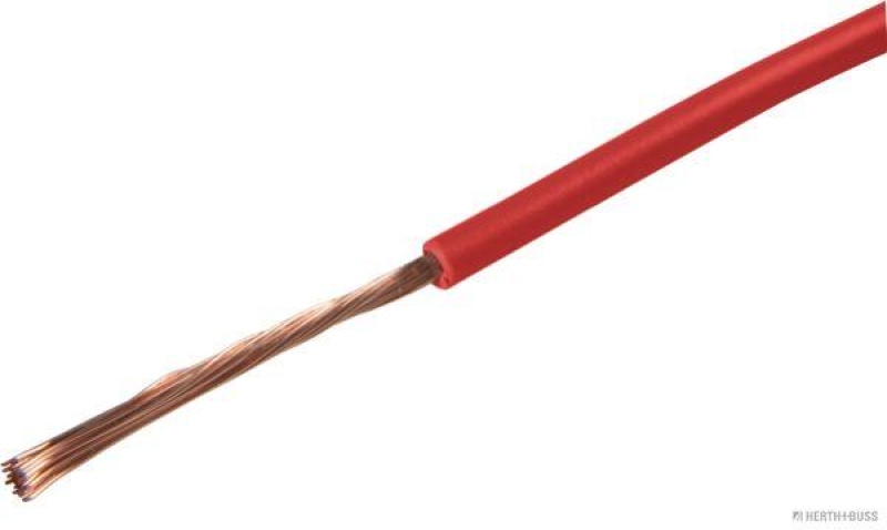 HERTH+BUSS 51275406005 Elektroleitung FLY 0,75 mm&sup2;, rot, PVC, 5 m