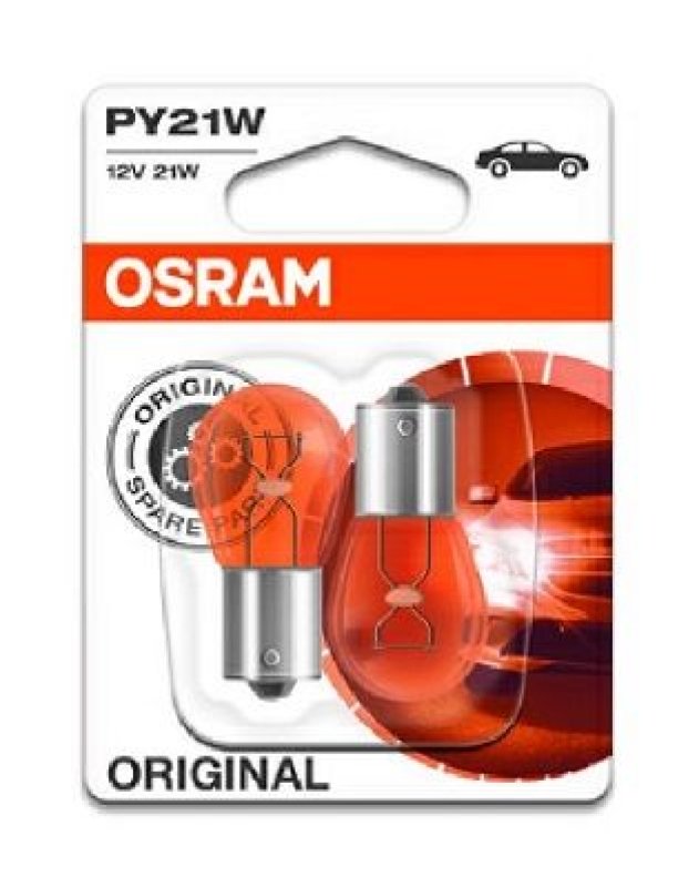 OSRAM 7507-02B Glühbirnen Blinkerlampe 12V 21W