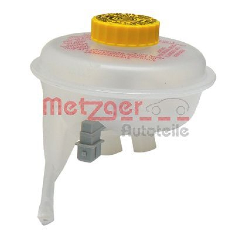 METZGER 2140032 Ausgleichsbehälter, Bremsflüssigkeit für AUDI/VW MIT DECKEL, MIT SENSOR
