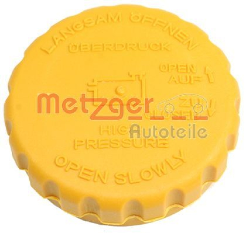 METZGER 2140039 Verschlussdeckel, Kühlmittelbehälter