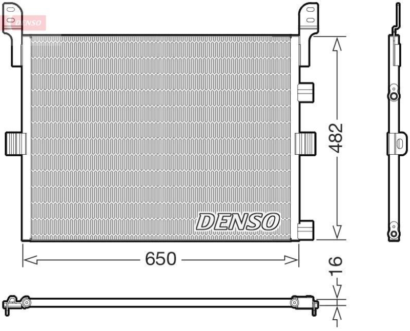 DENSO DCN23090 Kondensator A/C RENAULT TRUCKS / VOLVO MAGNUM / KERAX / PREMIUM / FE / FE II (05-)