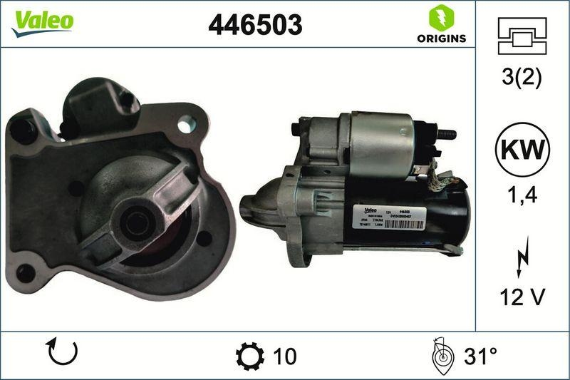 VALEO 446503 Starter Neu - ORIGINS