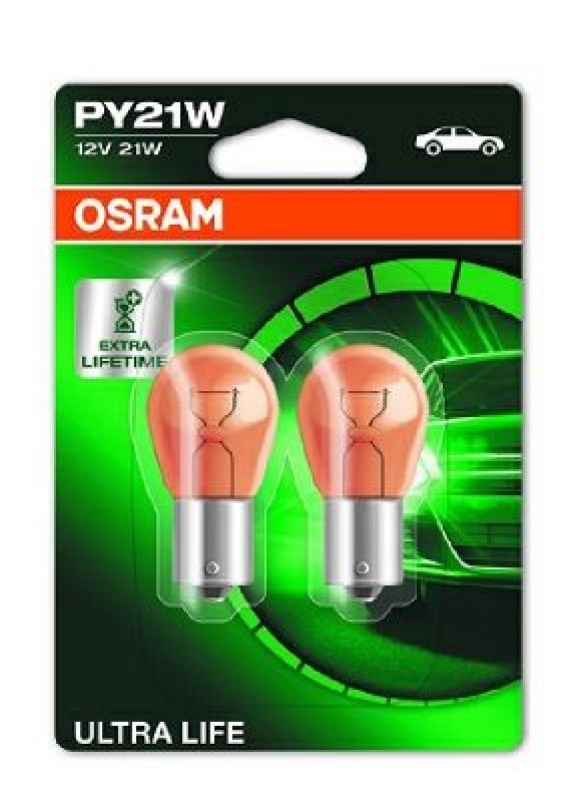 OSRAM 7507ULT-02B Glühbirnen Blinkerlampe ULTRA LIFE 21W