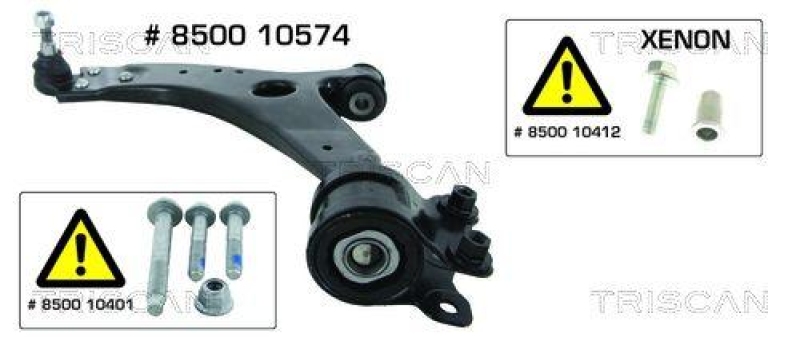 TRISCAN 8500 10574 Querlenker f&uuml;r Ford, Volvo