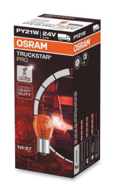 OSRAM 7510TSP Glühbirnen Blinkerlampe TRUCKSTAR® PRO (Next Gen) 21W