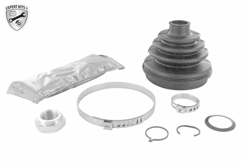 VAICO V10-6377 Faltenbalgsatz, Antriebswelle Vollsatz vorne, radseitig f&uuml;r VW