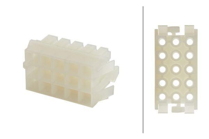 HELLA 8KW 744 886-003 Steckgehäuse B 110 15 polig, -> 2,5 mm²