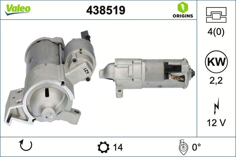 VALEO 438519 Starter Neu - ORIGINS