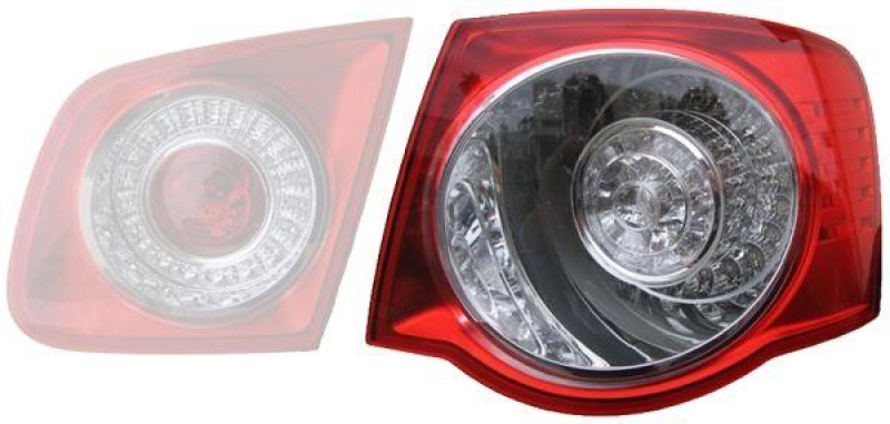 HELLA 2SD 983 150-041 Heckleuchte rechts LED VW